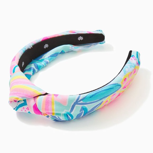 LELE SADOUGHI X LILLY PULITZER Rainforest Retreat Slim Knotted Headband - Picture 5 of 10